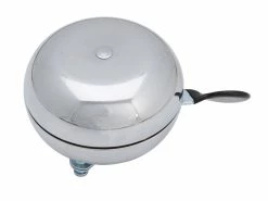 Point Ringeklokke Ding Dong Stål Chrom – 80mm I Diameter