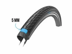 XLC – Street X – Dæk – 24 X 1,75 (47-507) – Sort