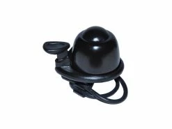 BikePartner Bike Partner – EasyFix – Ringeklokke – Monteres Med Elastik – Aluminium – Sort