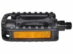 BikePartner – Pedaler 9/16 – Nylon – Sort Med Refleks