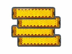 BikePartner Bike Partner – Pedalrefleks – Plug-in – 4 Stk. – Sort