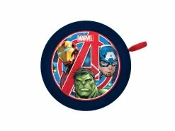 Seven – Avengers – Ringeklokke Til Børnecykel – Blå/rød – Str. Ø55mm