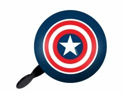 Seven – Avengers Captain America – Vintage Ringeklokke – Blå/rød – Str. Ø80 Mm
